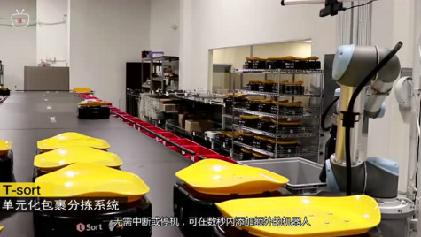 全球首款便攜式自動機器人分揀系統，單元分揀和包裹分揀能同時進行！