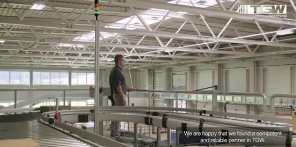 歐洲電商高度自動化物流，存取速度高達3000個料箱/小時