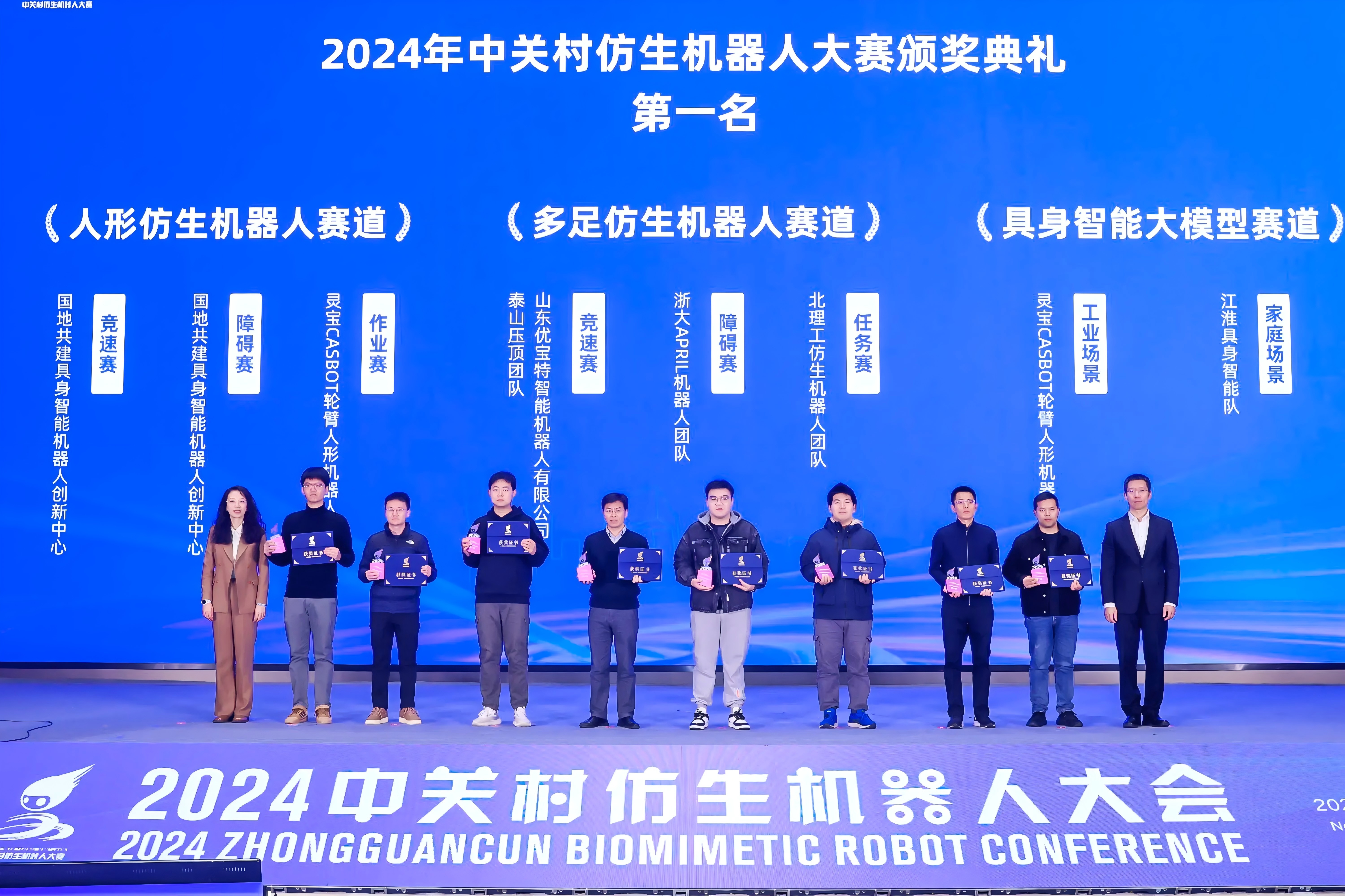靈寶CASBOT奪得仿生機器人大賽雙第一